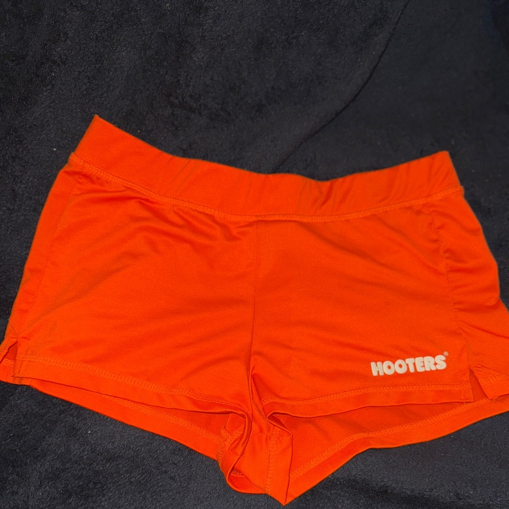 Hooters Vibrant Orange Athletic Shorts